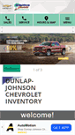 Mobile Screenshot of dunlapjohnsonchevy.com